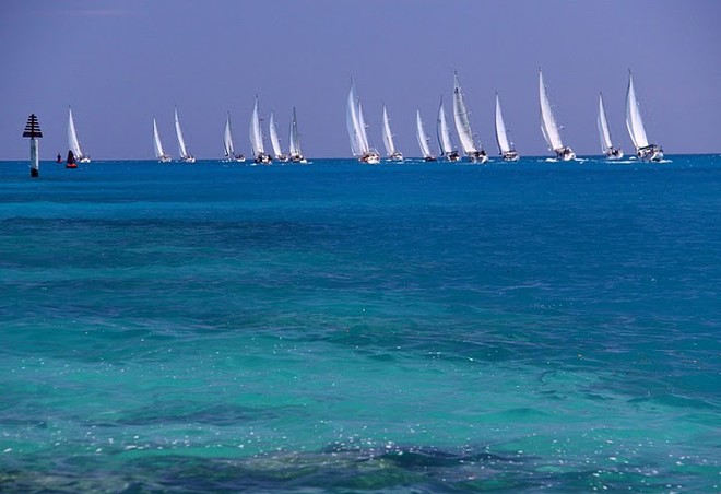 ARCE10 - Bermuda - Startline - Heading out to sea3 &copy; SW
